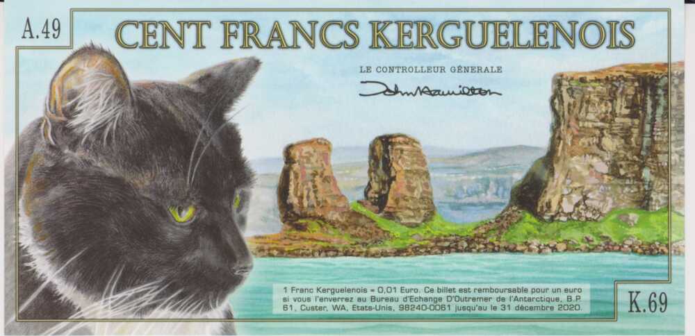2010 - 100 Francs - Archipel des Kerguelen - immagine 2