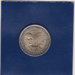 2010 - 2 euro - 70° Anniversario dell'Appello del 18 Giugno - Francia