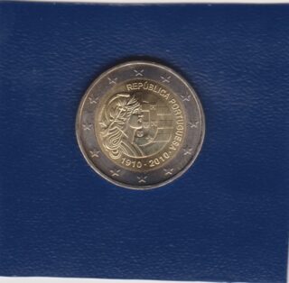 2010- 2 euro - Centenario della Repubblica Portoguese - Portogallo