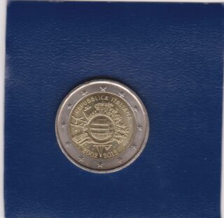2012 - 2 euro - 10° Anniv. Banconote e monete in Euro 2002-2012