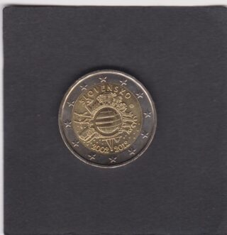 2012 - 2 euro - 10° Anniversario delle Banconote e Monete in Euro - Slovacchia