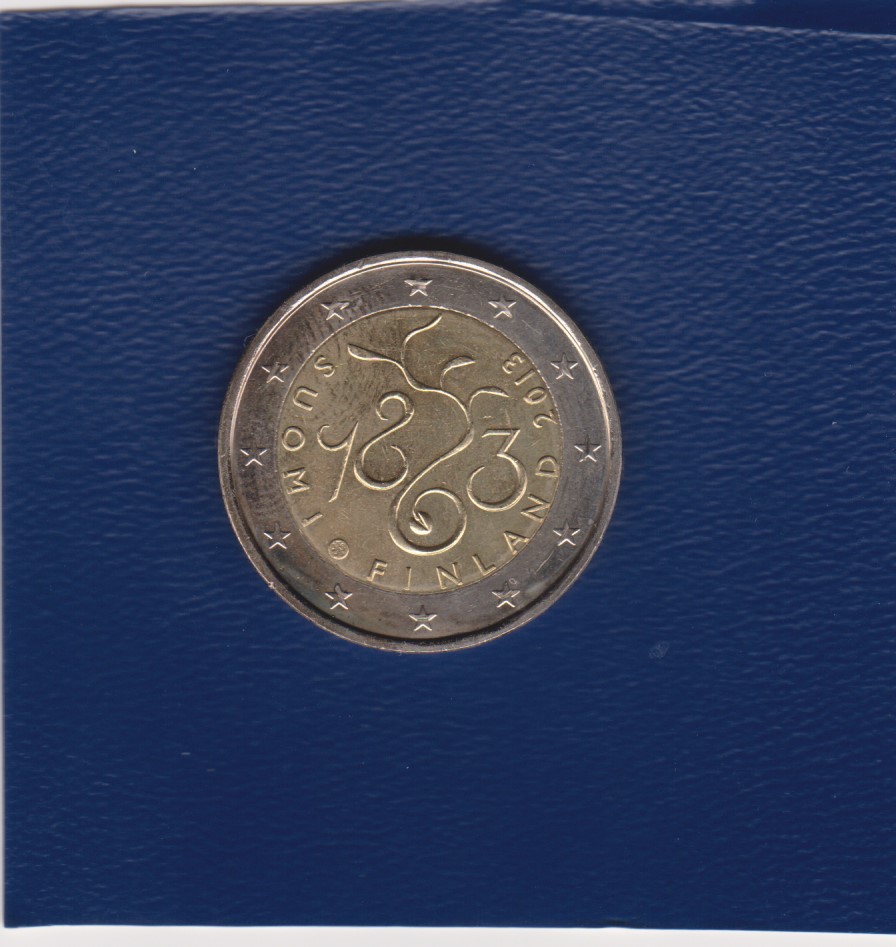 2013 - 2 euro - 150° Anniversario del Parlamento Finlandese - Filandia