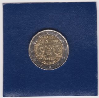 2013 - 2 euro - 50° Anniversario Firma Trattato dell'Eliseo - Francia