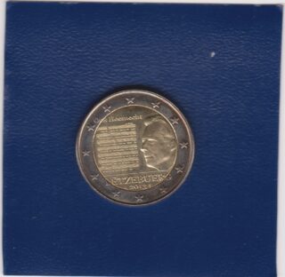 2013 - 2 euro - Inno Nazionale del Granducato di Lussemburgo - Lussemburgo