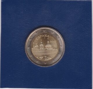 2013 - 2 euro - Monastero di San Lorenzo . Patrimonio dell'Unesco - Spagna