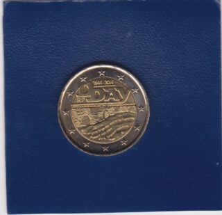 2014 - 2 euro - 70° Anniversario dello Sbarco in Normandia 06-06-1944 - Francia