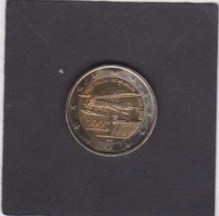 2015 - 2 euro - 100° Anniversario del Primo Volo Dell'Isola - Malta