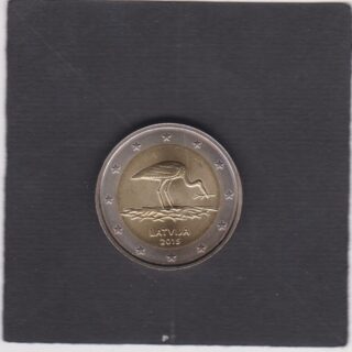 2015 - 2 euro - 30° Anniversario della Società Ornitologica Lettone )- Lettonia