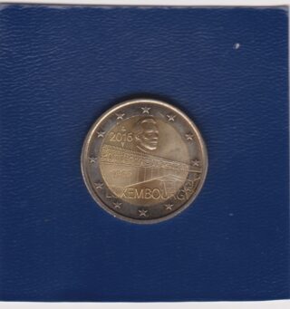 2016 - 2 euro - 20° Anniversario del ponte Granduchessa Carlotta - Lussemburgo