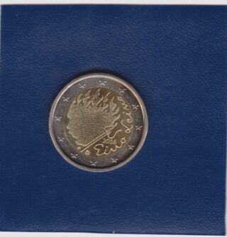 2016 - 2 euro - 90° Anniversario della Morte di Eino Leino - Finlandia