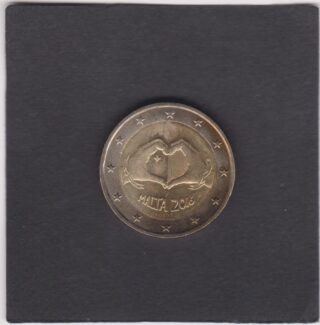 2016 - 2 euro - Amore - dai Bambini con Solidarietà - Malta