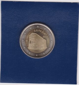 2017 - 2 euro - Chiesa di Santa Maria del Naranco. - Patrimonio dell'Unesco - Spagna
