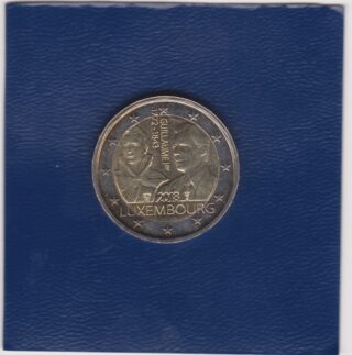 2018 - 2 euro - 175° Anniversario della Morte Granduca Guglielmo I - Lussemburgo