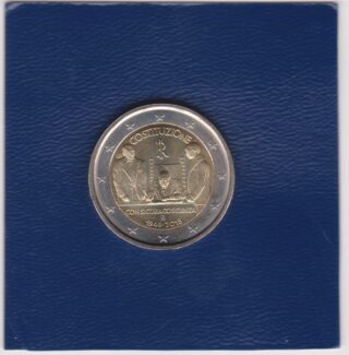 2018 - 2 euro - 70° Anniversario della Costituzione Italiana- Italia
