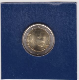 2019 - 2 euro - 500° Anniversario della Morte di Leonardo da Vinci - Italia