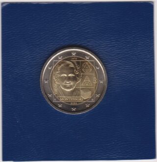 2020 - 2 euro - 150° Anniversario della nascita di Maria Montessori - Italia