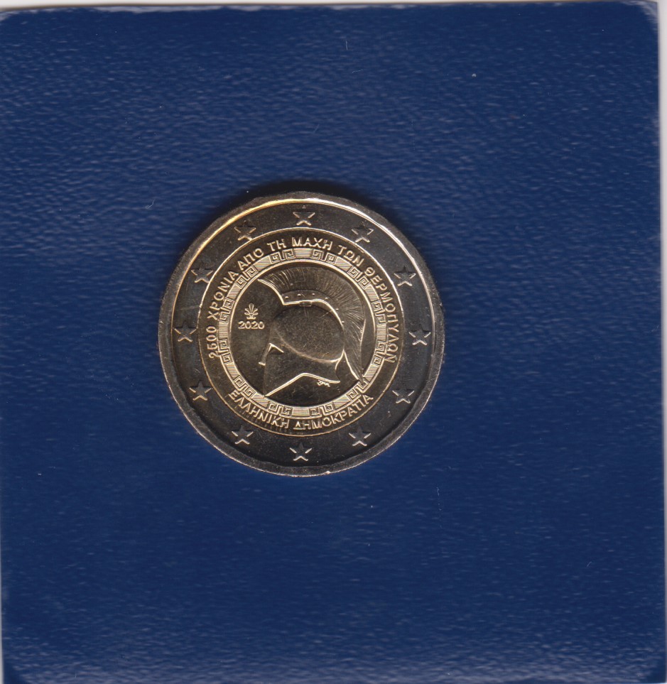 2020 - 2 euro - 2500° Anniversario della Battaglia delle Termopili - Grecia