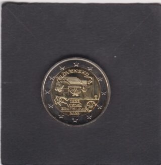 2023 - 2 euro - 100° Anniversario del Servizio Postale Espresso -Vienna  Bratislava - Slovacchia