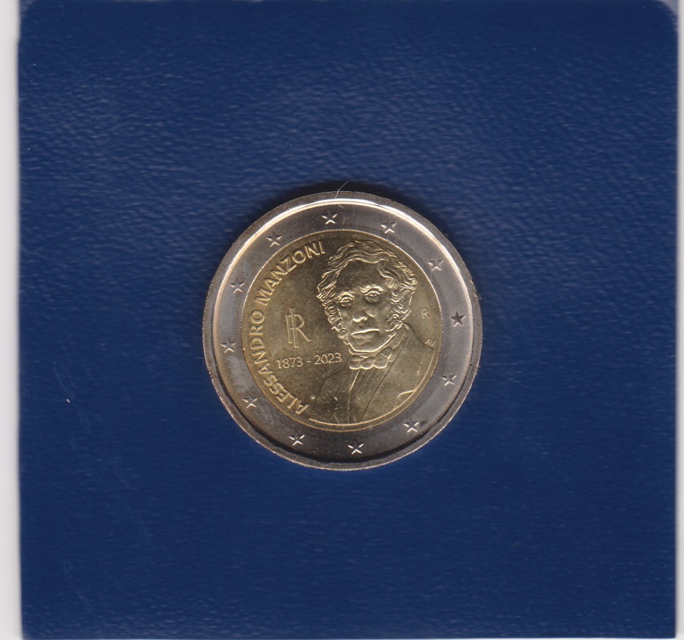 2023 - 2 euro - 150° Anniversario della Morte di Alessandro Manzoni - Italia