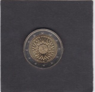 2023 - 2 euro - Slava Ukraini - Lettonia