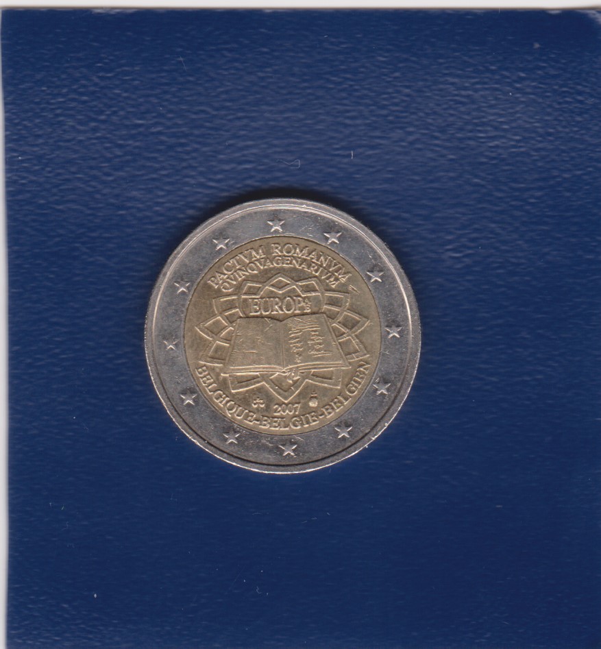 2007 - 2 euro - 50° Anniversario - Trattato di Roma - Belgio