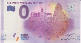Banconota euro 0 - Jahre Wartburg - Germania