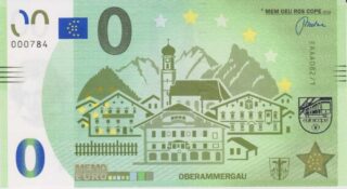 Banconota euro 0 - Oberammergau - Germania