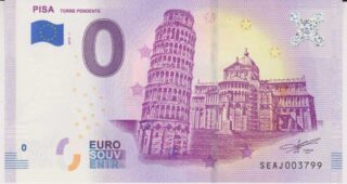 Banconota euro 0 - Pisa Torre Pendente - Italia