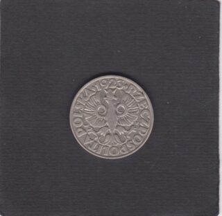 1923 - 50 Groszy - Aquila coronata ali spiegate - Polonia