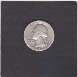 1937 - Quarter Dollar - George Washington 1° Presidente U.S.A. -