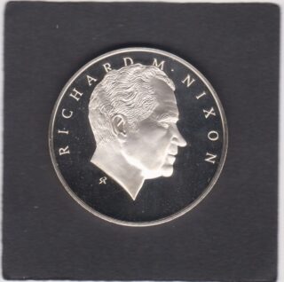 1972 - Medaglia Commemorativa Ag. - Rielezione Presidente  U.S.A. Richard Nixon -