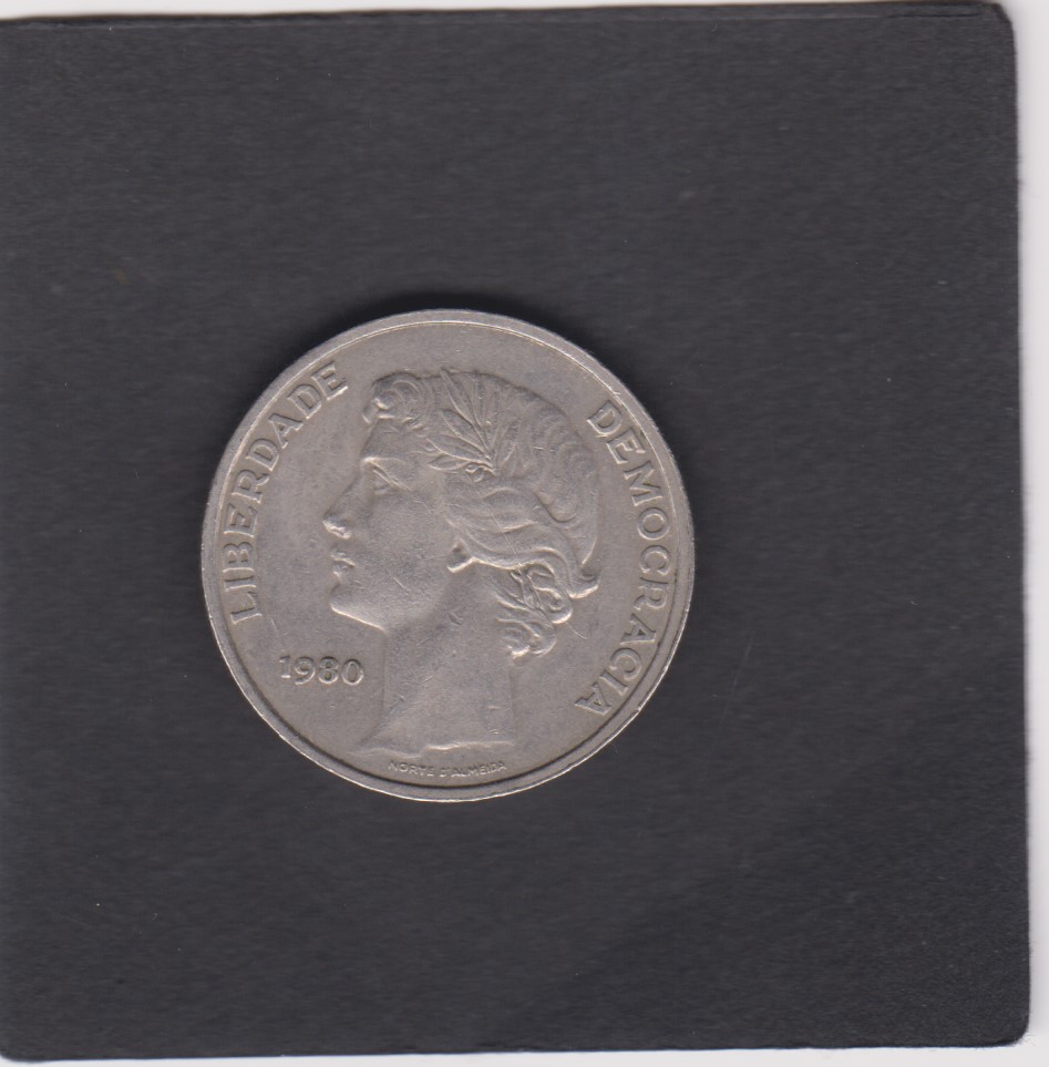 1980 - 25 Escudos - Scudo Valore lato destro - Portogallo - immagine 2