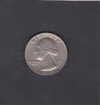 1981 - Quarter Dollar - George Washington 1° Presidente U.S.A. -