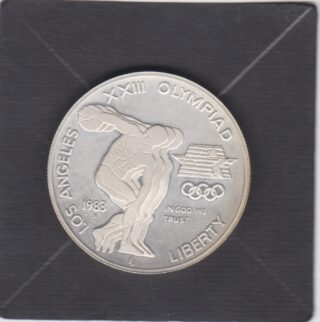 1983 - One Dollar Ag. -XXIII Olimpiad Los Angeles -Lancio del disco -