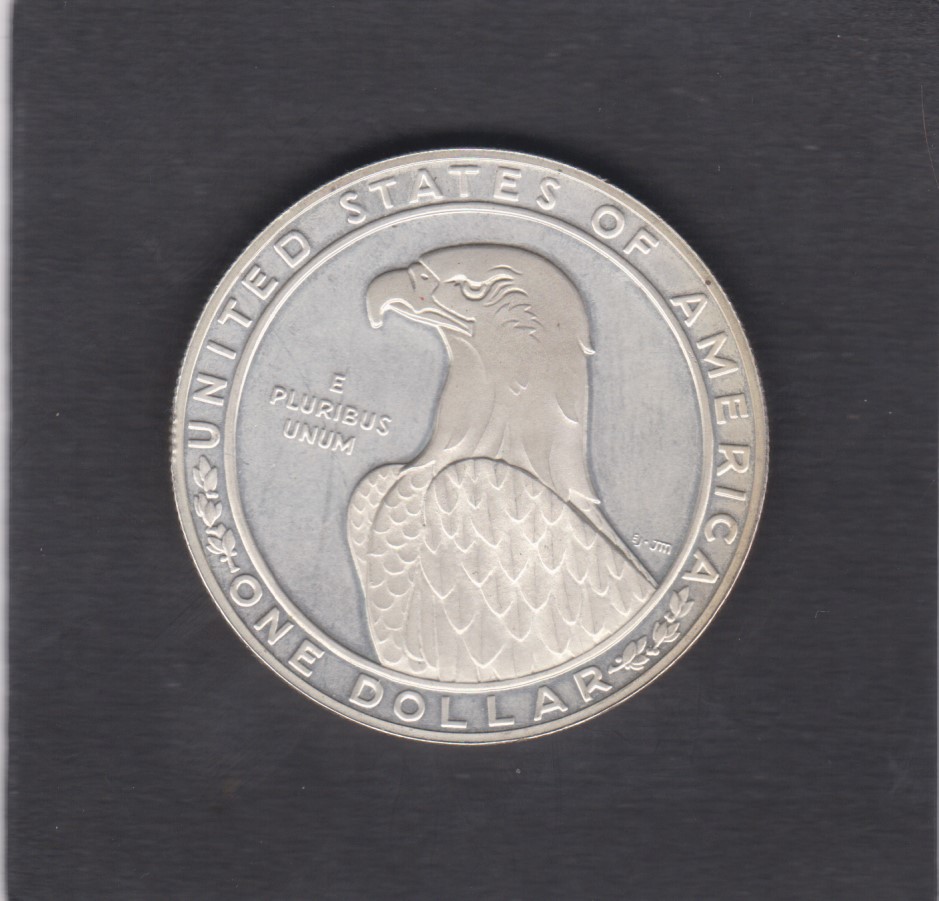 1983 - One Dollar Ag. -XXIII Olimpiad Los Angeles -Lancio del disco - - immagine 2