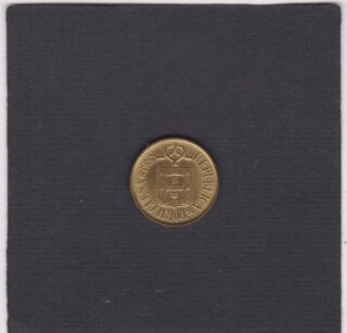1988 - 1 Escudo - Arms sormontato da un nodo marinaresco - Portogallo