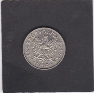 1990 - 100 Zlotych - Aquila ad ali spiegate Stemma Polacco - Polonia