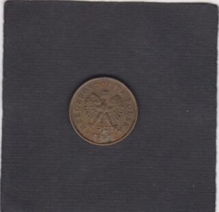 1990 - 5 Groszy - Aquila coronata con ali spiegate - Polonia