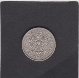 1990 - 50 Zlotych - Aquila ad ali spiegate stemma polacco - Polonia