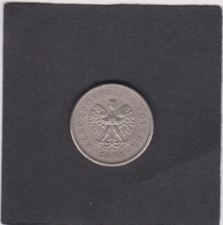 1991 - 1 Zlotych - Aquila coronata ad ali spiegata stemma della Polonia - Polonia