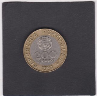 1991 - 200 Escudo - Scudo Stemma Portoghese- Portogallo