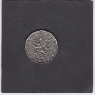 1995 - 2 Corone - Leone Rampante Simbolo della Repubblica Ceca - Repubblica Ceca