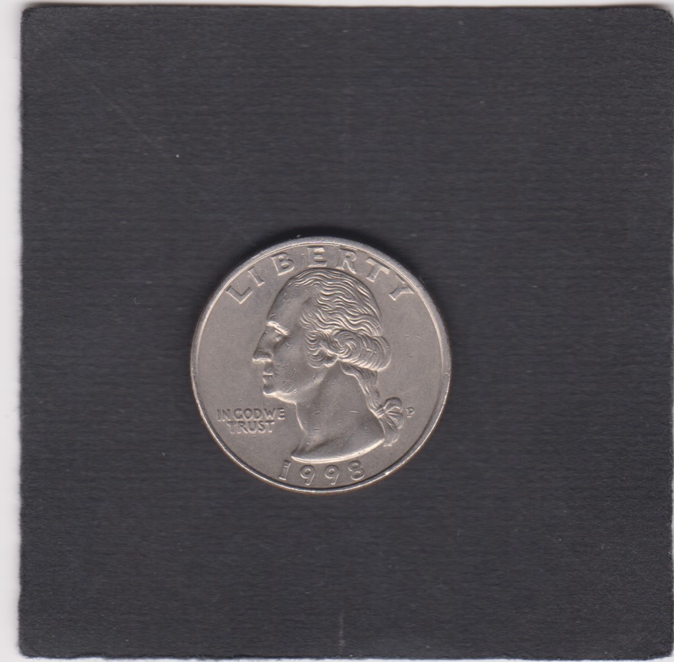 1998 - Quarter Dollar - George Washington 1° Presidente degli Stati Uniti d'America -