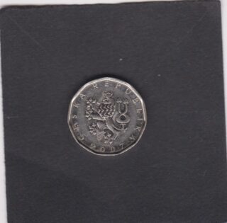 2007 - 2 Corone - Leone Rampante Simbolo della Repubblica Ceca - Repubblica Ceca