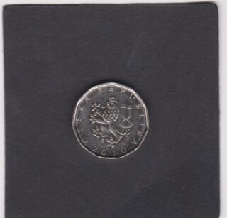 2010 - 2 Corone - Leone Rampante Simbolo della Repubblica Ceca - Repubblica Ceca