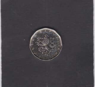 2012 - 2 Corone - Leone Rampante Simbolo della Repubblica Ceca - Repubblica Ceca